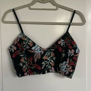 Floral design crop top!